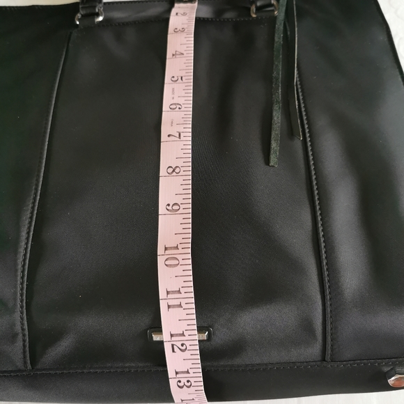 HP🔥Rebecca Minkoff Black Nylon Regan Laptop Tote Bag - Picture 12 of 13